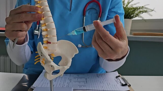 Medical blockade of the intervertebral disc of the lumbar spine. The concept of treatment of protrusions and herniated discs of the spine