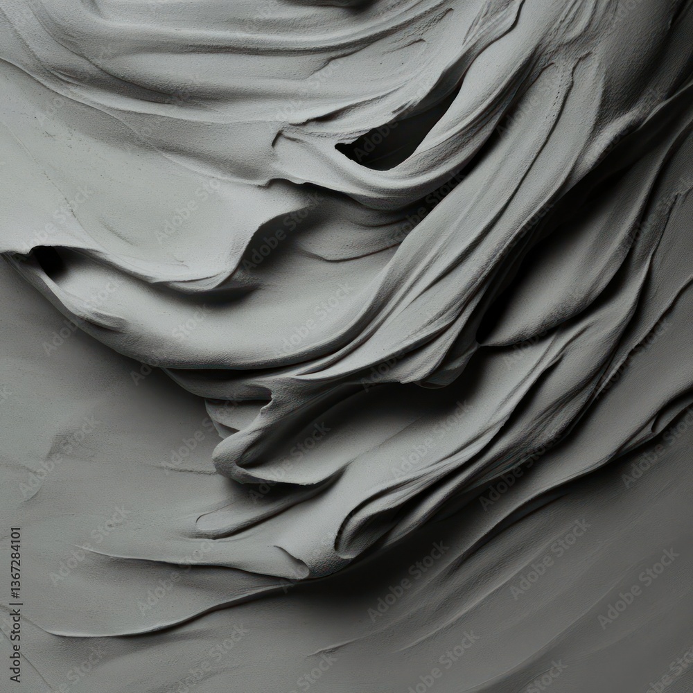 Fototapete Abstract gray textured background of flowing shapes and patterns
