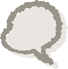 アナログ風 手描きのセリフふきだし