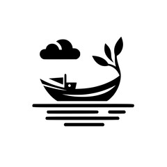 Eco-Friendly Voyage: A Boat's Harmony with Nature