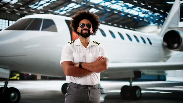 Airplane Pilot Working For Airline