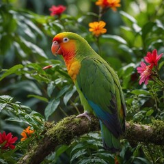 Obraz premium blue and yellow macaw