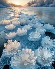 ice flowers