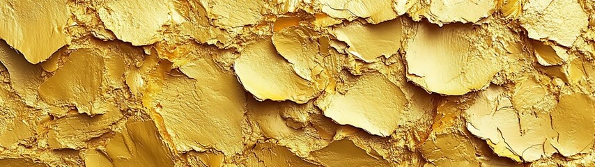 Naklejka premium Golden flakes texture background.