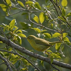 Obraz premium bird on a tree