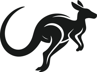 kangaroo vector animal silhouette