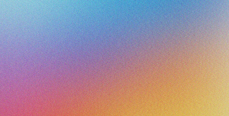 Minimalist background in Purple Blue Pink Yellow with soft and grainy effect, gradient, stylish style