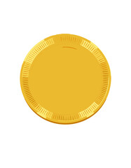 gold coin isolated