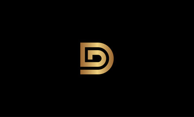DD initial letters logo