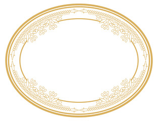 Vintage ornamental frame and border design.