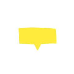 yellow abstract shape