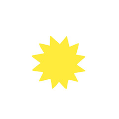 yellow abstract shape