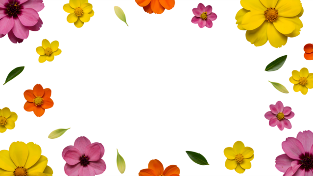 Flowers background graphic (No background) 04