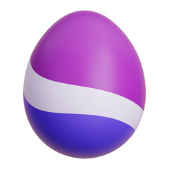 3D Illustration Easter Egg Design