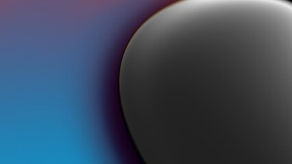Fluid swirl of black, orange, and blue gradient forms a modern wave pattern, blending illusions, synergy, and technology into an abstract, futuristic design..