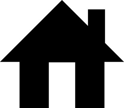 recommend clip art: Home Icon. House icon illustration.