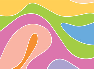 background colorful dynamic wave shape background