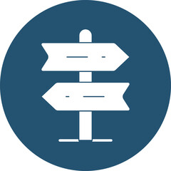 Directions SVG Vector Icon
 