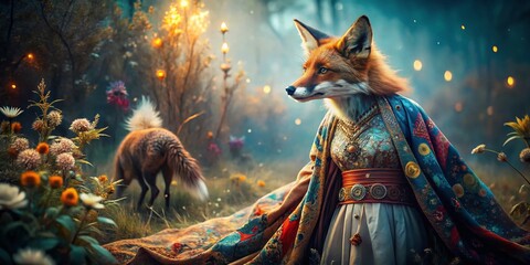 Bohemian Fox Hunting in Moravian Highlands - Surreal Photography
