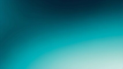 Obraz premium Soft gradient glow in deep cyan and turquoise tones, creating a refreshing and tranquil ocean-inspired abstract background.