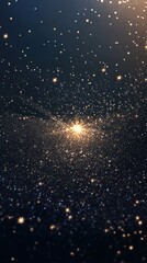 Naklejka premium Celestial dust and starlight, A shimmering galaxy of cosmic wonder