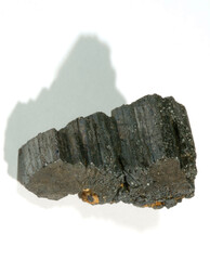 Mineral Tetrahedrite, Three intergrown cog wheels of tetrahedrite that has replace bournonite. No matrix, Machacamarca mine, Colavi, Saavedra, Potosí Dept, Bolivia