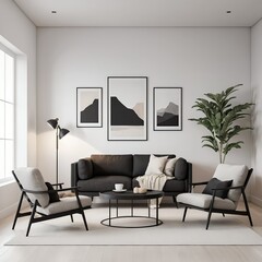 Modern Minimalist Living Room Interior Design