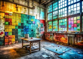 Chaotic Periodic Table: Urban Exploration Style Sketch