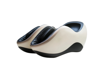 Sleek design of modern foot massager perfect for relaxation in the comfort of home isolated on transparent background