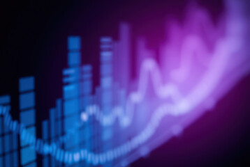 A visually dynamic background featuring representations of sound waves, audio-related designs a sense of energy and movement.