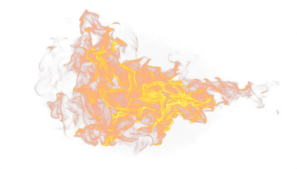 Obraz premium Fire Flame Isolated on Transparent Background - Fire PNG