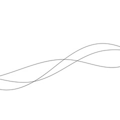 Thin line wavy abstract background.