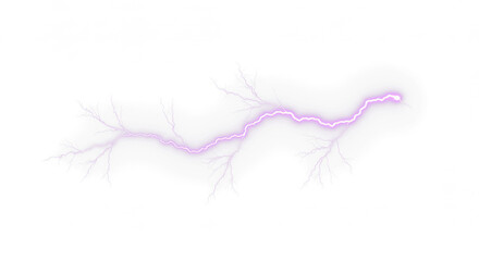 Purple and Pink lightning bolt, Lightning, electric lightning bolt strike, lightning bolt strike set. Thunderstorm or light effect on PNG and White Background