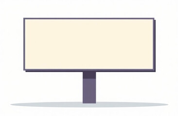 Obraz premium Blank digital display mockup on white background. Promotions, advertisements, or product information.