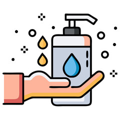 Hand Sanitizer Icon