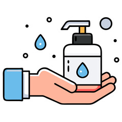 Hand Sanitizer Icon