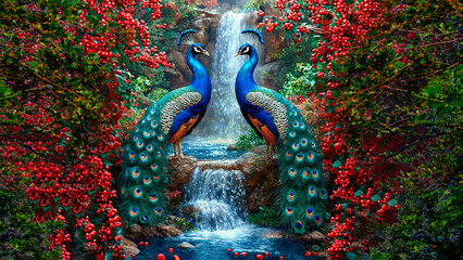 peacocks