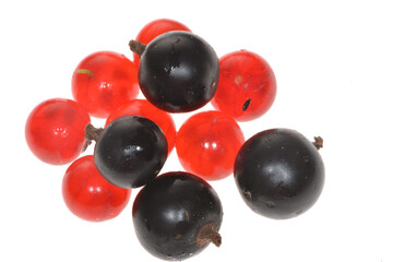 Rote Johannisbeere,  Schwarze Johannisbeere,  Ribes rubrum,  Ribes nigrum