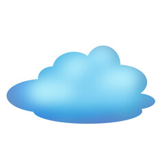 blue cloud icon