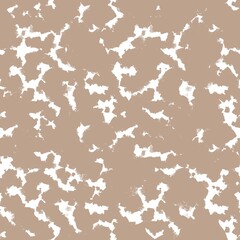 Seamless abstract textured pattern. Simple background brown and white texture. Digital brush strokes background. Illustration. Design for textile fabrics, wrapping paper, background, wallpaper, cover.