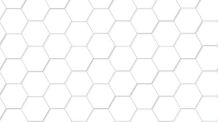  Abstract white 3d hexagon light creative digital concept vector surface tile and mosaic background . multicolor hexagon geometric honeycomb texture background. creative decorative element fabric.