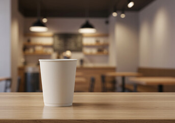 product package mock-up coffee cup