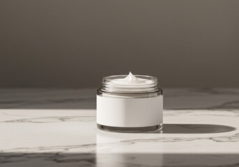 product package mock-up face cream