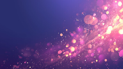 Naklejka premium Abstract background with neon lights and bokeh effects. Featuring vibrant colors and blurred circles. Emphasizing nightlife and energy. Ideal for party flyers and music event posters.