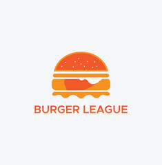 Burger Logo – Fast Food Restaurant Branding Vector

