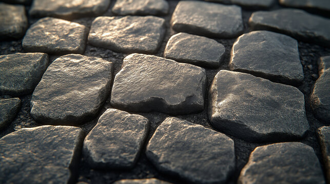 Close-up of a rugged stone wall texture, showcasing natural patterns and raw beauty.