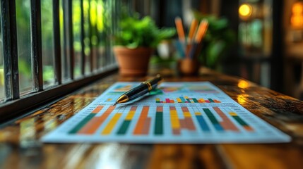 sticking up many graphs,chart