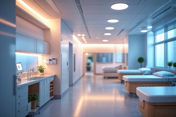 Elegant Healthcare Setting with Soft Focus and Clean Lighting