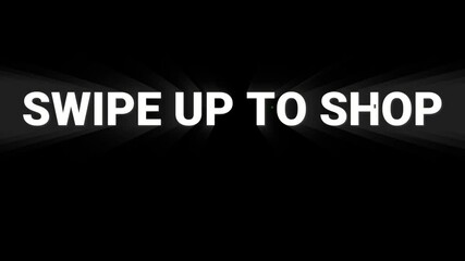 Swipe Up To Shop 3D Animated 4k Video on Black Background

 - Powered by Adobe