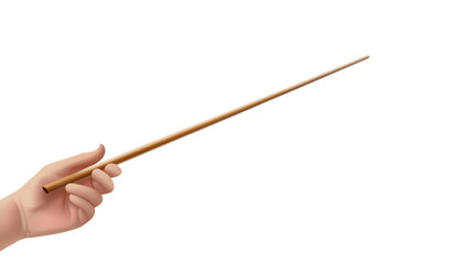 hand holding a pencil